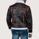 Alpine Brown Fur Leather Jacket
